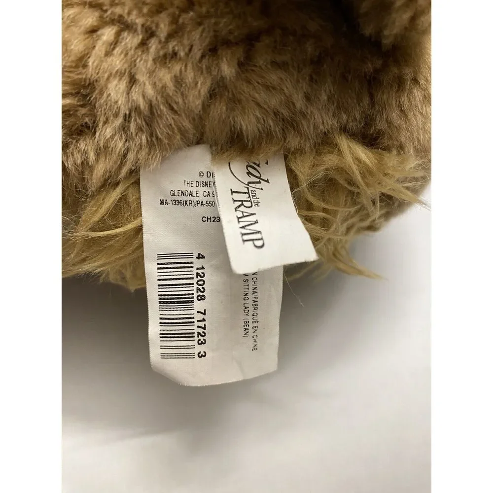 Authentic Disney Store Sitting Lady Plush Stuffed Dog of Lady‎ and the Tramp